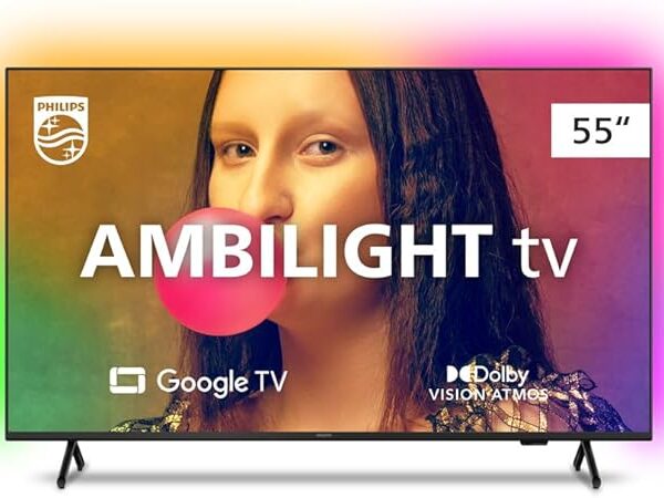 Smart TV Philips Ambilight 55" 4K 55PUG7908/78 Google TV