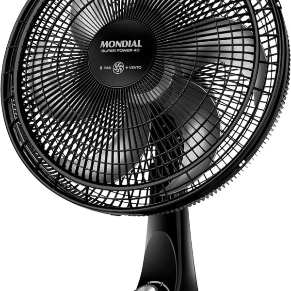 Ventilador de Mesa Mondial Super Power 40 cm 6 Pás – 220V – VSP-40-B