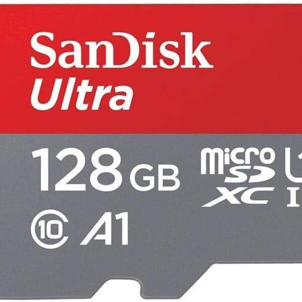 Cartão de Memória SanDisk Micro SD, 128Gb