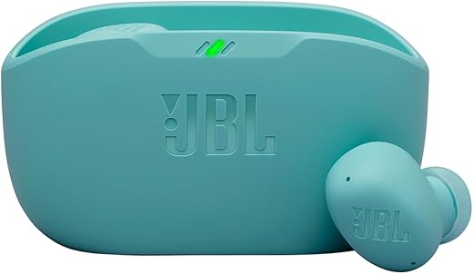 JBL, Fone de Ouvido Sem Fio, JBL, Bluetooth, Wave Buds 2, Intra Auricular, Sem Fio, Resistente À Água e Poeira - Azul
