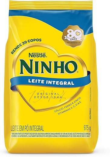 Leite em Pó Ninho Integral Sachê 975g