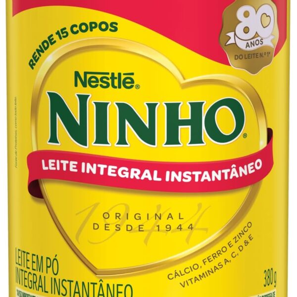 Leite Pó Instantâneo Integral Ninho Lata 380g