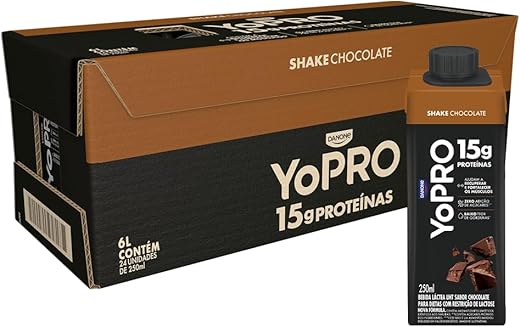 Pack YoPRO Bebida Láctea UHT Chocolate 15g de proteínas 250ml - 24 unidades