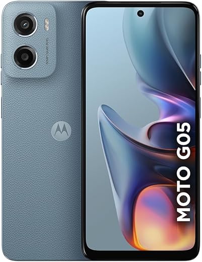 Smartphone Motorola Moto g05-128GB 12GB (4GB RAM + 8GB Ram Boost) e Camera 50MP com AI Bateria de 5200 mAh Tela 6.7" com Superbrilho - Cinza