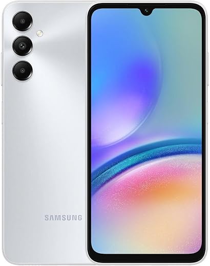 Smartphone Samsung Galaxy A05s 6,7 Tela Infinita 128GB + 6GB RAM Tela Infinita de 6.7" 50MP + 2MP + 2MP, Processador Octa-Core, Bateria de longa duração - Prata