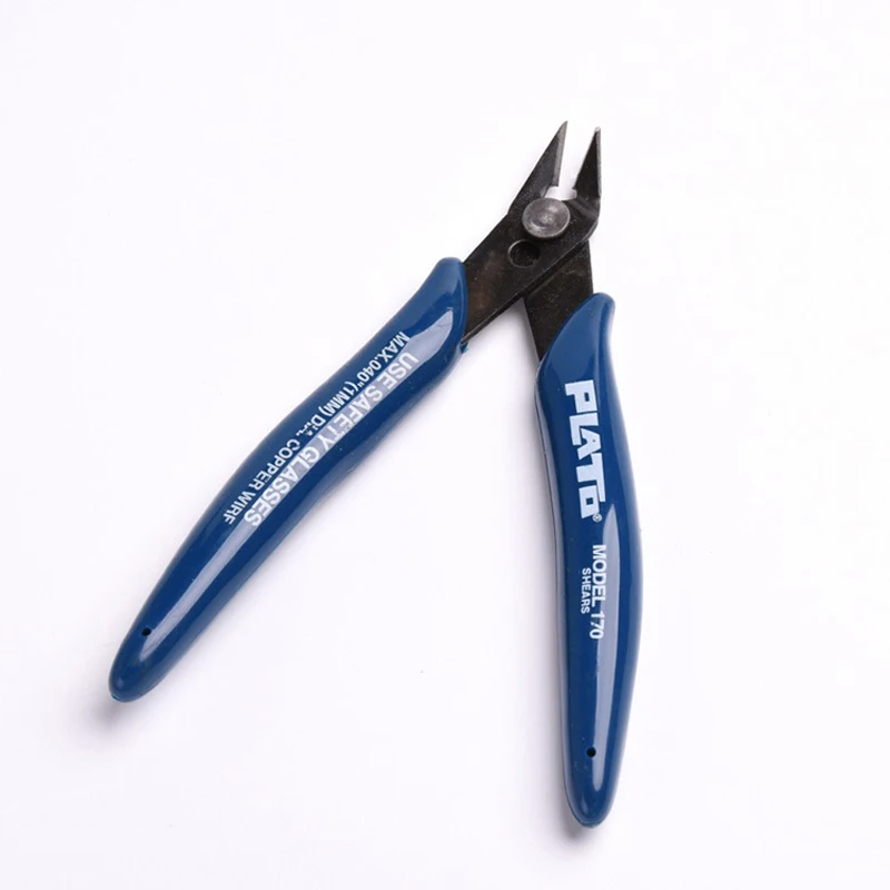 1Pc Diagonal Pliers Electrical Wire Cable Cutters Cutting Side Snips Flush Pliers Nipper Hand Tools Alicate Wire Stripper - Imagem 2