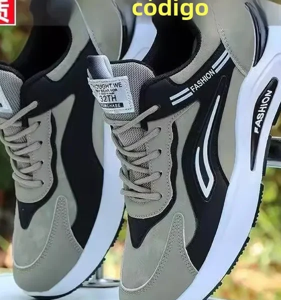 New 2025 Men's Casual oes Leather Surface Running oes Anti-slip Sports oes Four Seasons Faionable Men's Low Top Sneakers