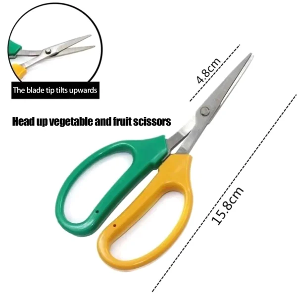 With Soft Handles And Curved Blades Multifunctional Alice Garden Scissors Sturdy Garden Fruit And Grape Pruning Shears
