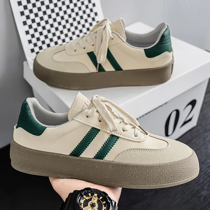 New Design Fashion Casual Shoes Outdoor Lace Up Sneakers for Men Female Comfortable Versatile Sport Shoes Vulcanize Shoes - Imagem 2