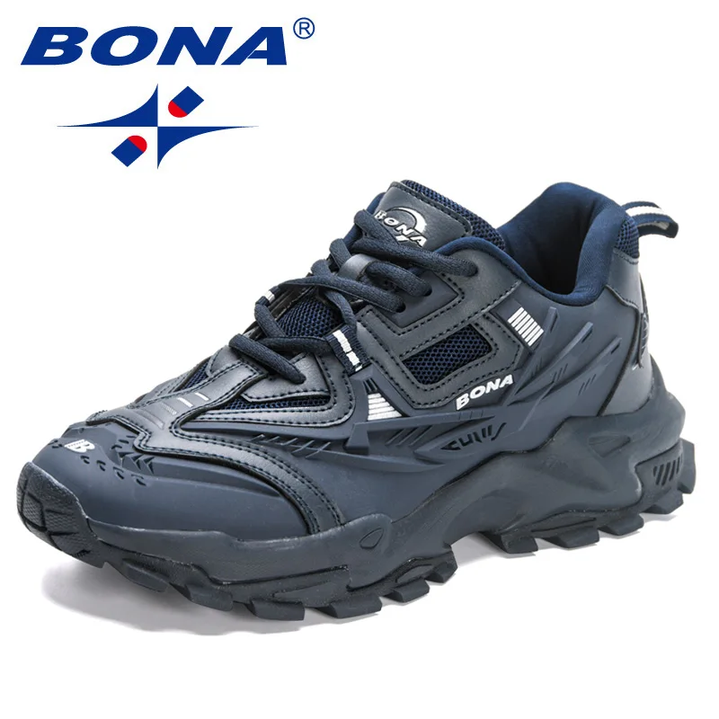 BONA 2023 New Designers Anti slip and wear-resistant Classics Running Shoes Athletic Sport Shoes Men Outdoor Sneakers Lightweigh - Imagem 5