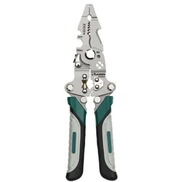 Pelacables plegable, diseño de polea, divisor de cables de electricista multifunción, alicates para bobinar cables, alicates