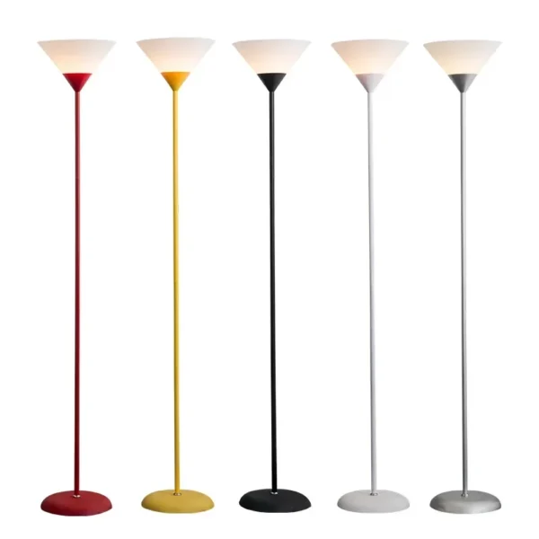 Creative LED Floor Lamp Black White Lamp Body Is Suitable For Indoor Lighting Decorative Lamp In Living Room, Bedroom And Study