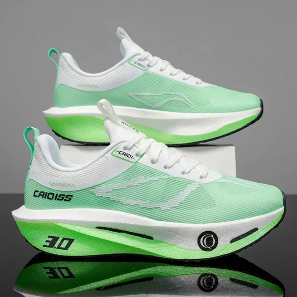 Men Sports Running Shoes Casual Marathon Breathable Lightweight Women's Comfortable Athletic Nonskid Walking Sneakers Outdoors