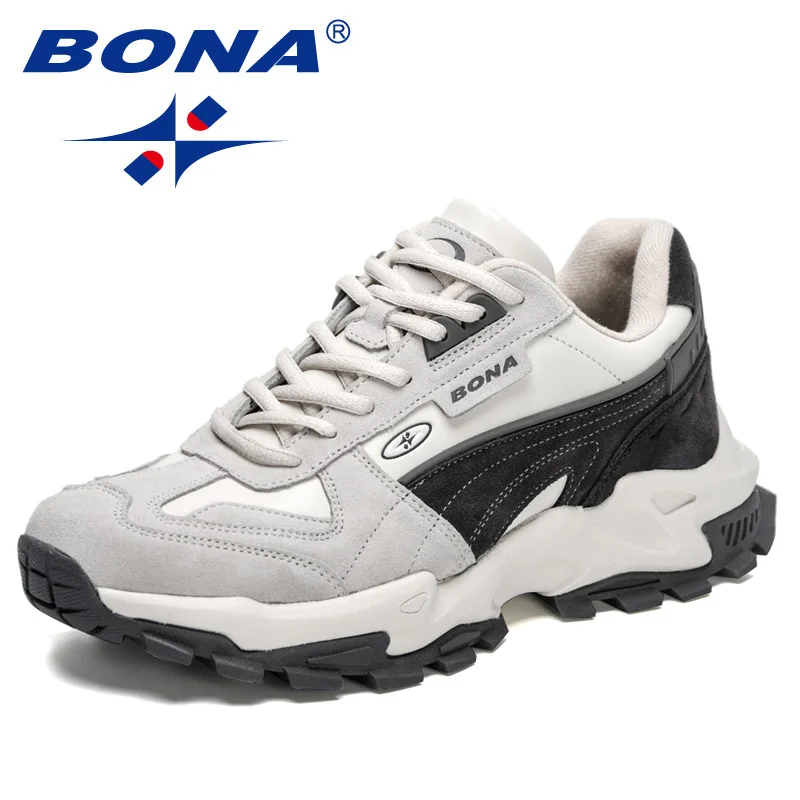 BONA 2023 New Designers Athletic Breathable Footwear Running Shoes Men Comfortable Sneakers Man Zapatillas Walking Jogging Shoe - Imagem 6