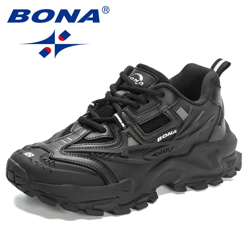 BONA 2023 New Designers Anti slip and wear-resistant Classics Running Shoes Athletic Sport Shoes Men Outdoor Sneakers Lightweigh - Imagem 2