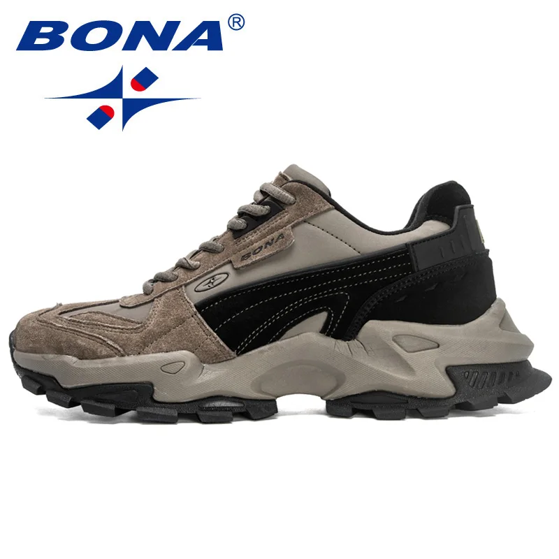 BONA 2023 New Designers Athletic Breathable Footwear Running Shoes Men Comfortable Sneakers Man Zapatillas Walking Jogging Shoe - Imagem 4