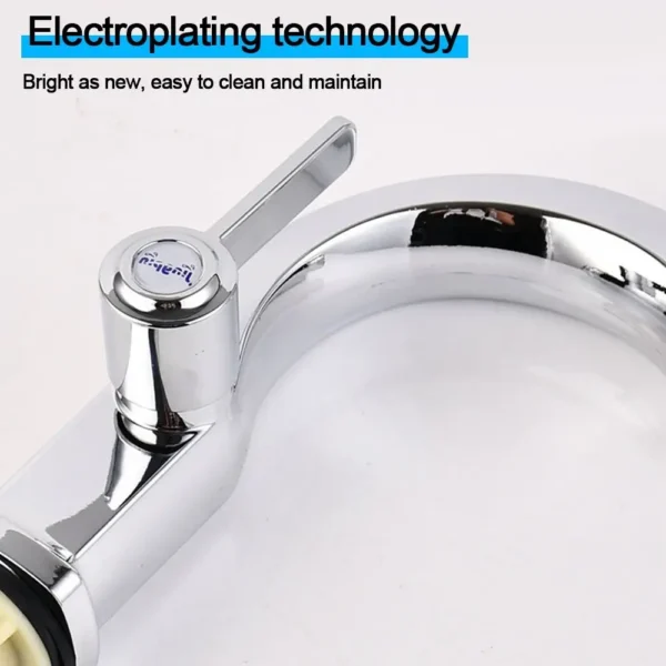 Durable Single Cold Bathroom Taps Valve Quick Open Sink Mixer Tap Basin Faucet