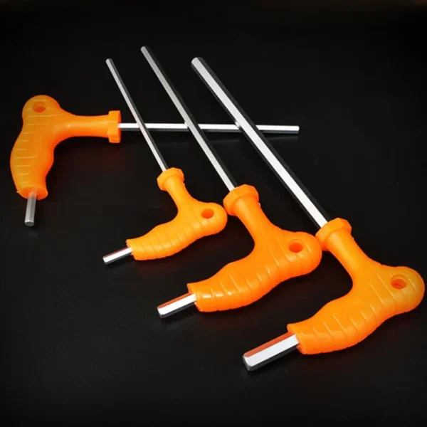 2.5/3/4/5/6mm Wrench Long Arm Allen Hex Key Wrench Spanner Hexagon T Type Wrenches Bicycle Repair Tools llaves allen гайковерт