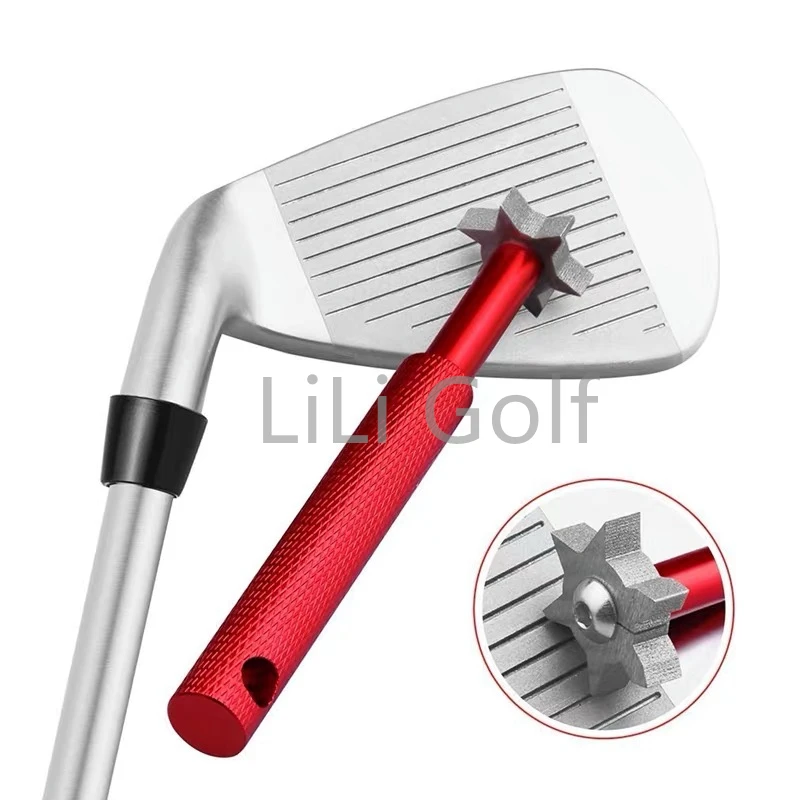 huecos Lob y Golf Club-afilador de ranuras de 6 cabezales herramienta de Re-ranurado y limpiador para todas las planchas, arena - Imagem 2