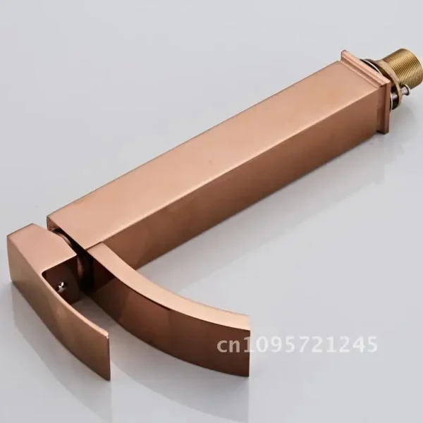 Basin faucet brass bathroom de single handle torneiras para banheiro Rose Wash sink pia faucet faucet waterfall Gold faucet