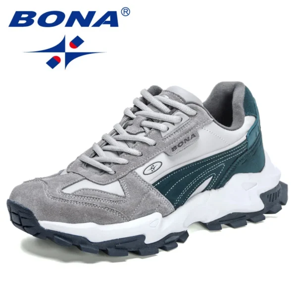 BONA 2023 New Designers Athletic Breathable Footwear Running Shoes Men Comfortable Sneakers Man Zapatillas Walking Jogging Shoe