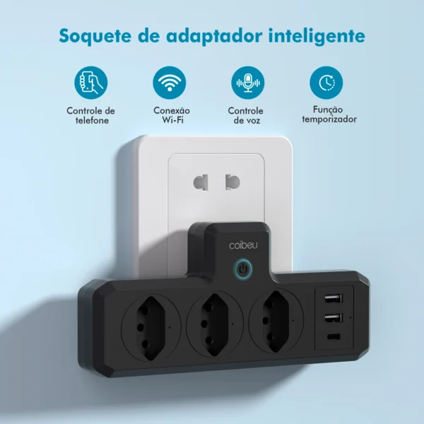 Smart Plugs, Coibeu Smart Socket, Electrical Extension, I Plug Socket Extender, From Brazil, Tuya, Socket